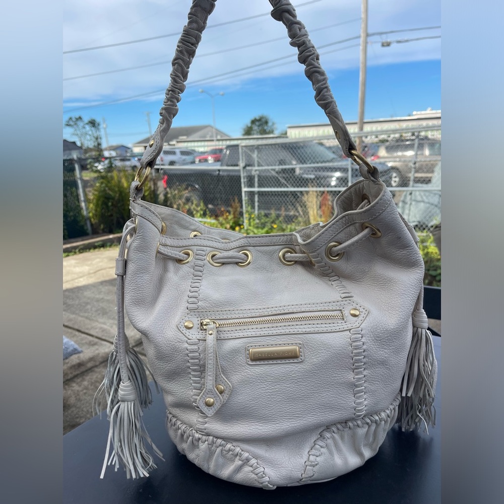 Isabella Fiore Vintage Drawstring Shoulder Bag